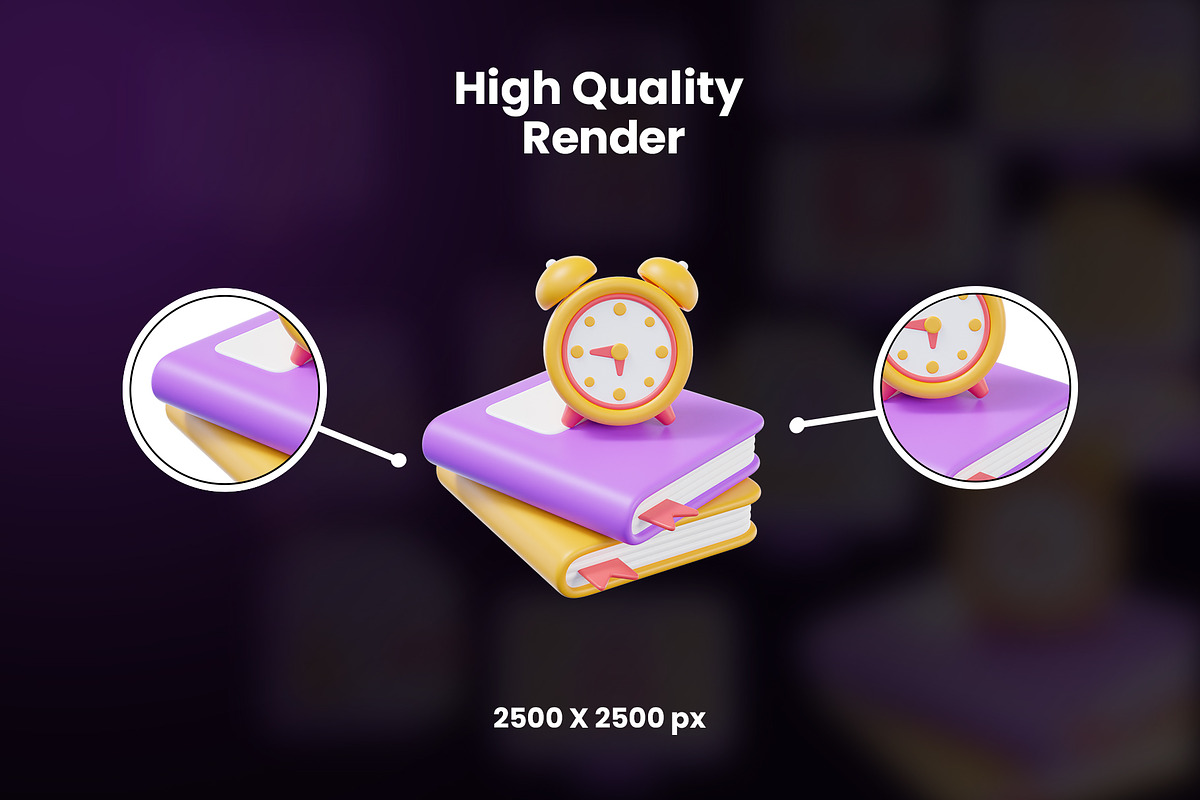 E-Learning & Online Education 3D Ico, an Object Graphic by Artnivora.Std (Photo 2 of 4)