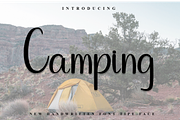 Camping, a Handwritten Font by InermediaSTUDIO (Thumbnail 1 of 8)