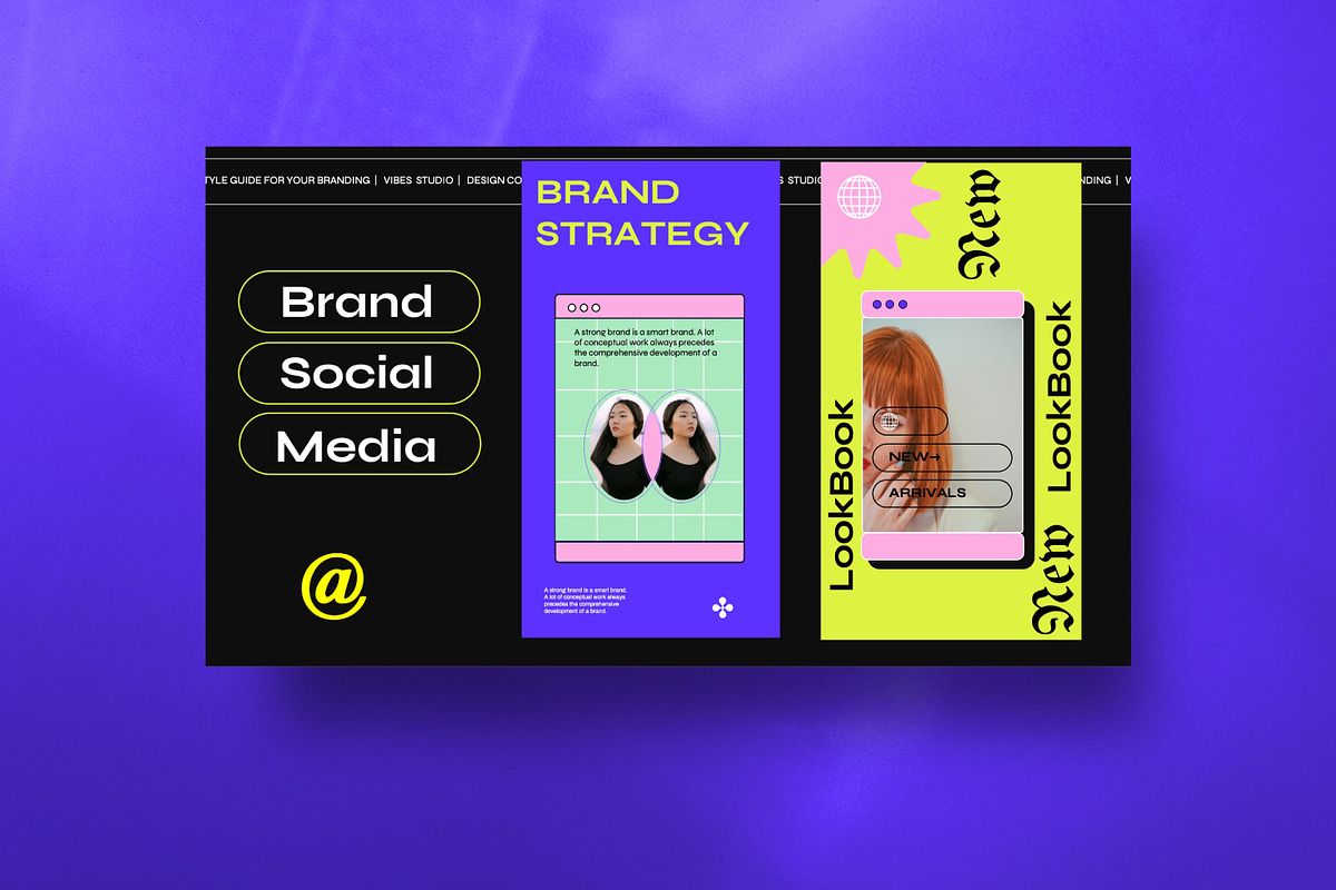 VIBES Neo Gothic Brand Google Slides, a Presentation Template by Dirtytemp Studio (Photo 7 of 11)
