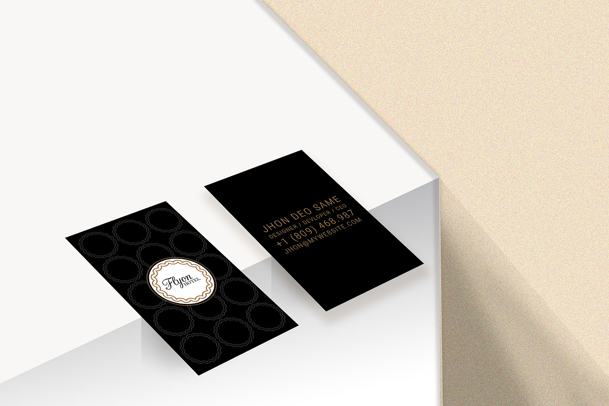 Flyon Business card Template, a Business Card Template by ORCOLOR (Photo 5 of 7)