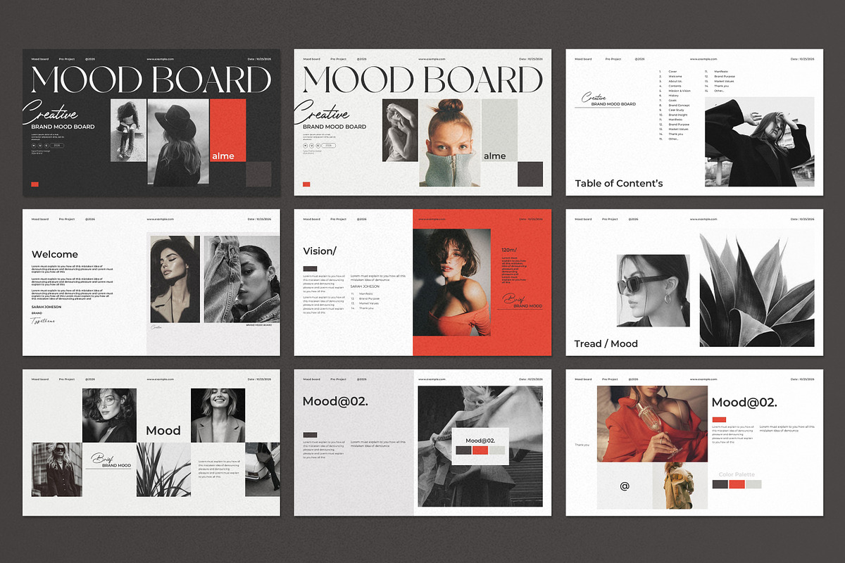 Brand  /  Mood And Brief, a Presentation Template by Aura Agency (Photo 7 of 10)