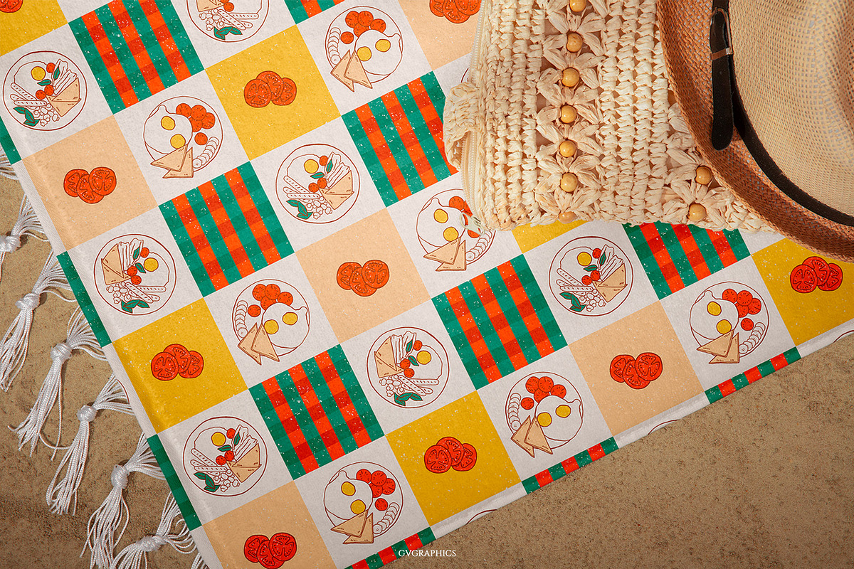 Summer Breakfast Collection, a Pattern Graphic by GVGraphics (Photo 2 of 14)