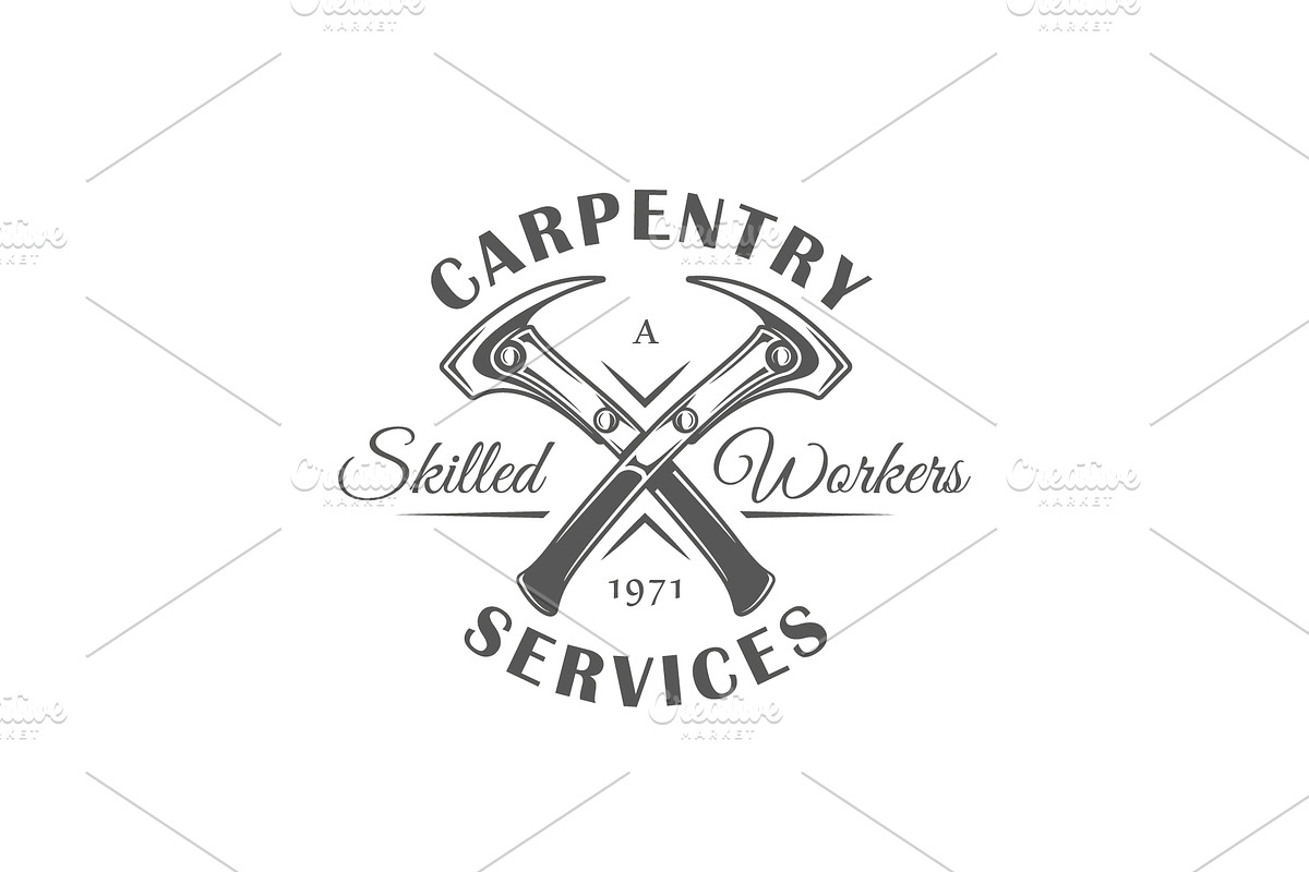 18 Modern Carpentry Logos Templates, a Branding & Logo Template by Art Design (Photo 19 of 26)