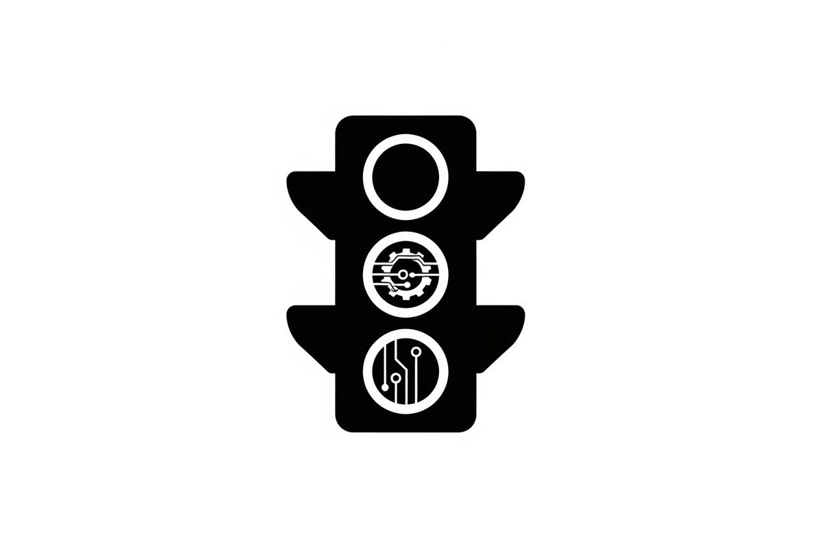 Modern Traffic Light Silhouette, a Graphic by musafir_fashion (Photo 1 of 14)