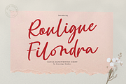 Rouligue Filondra Casual Handwritten, a Script Font by gracetype_studio (Thumbnail 1 of 12)