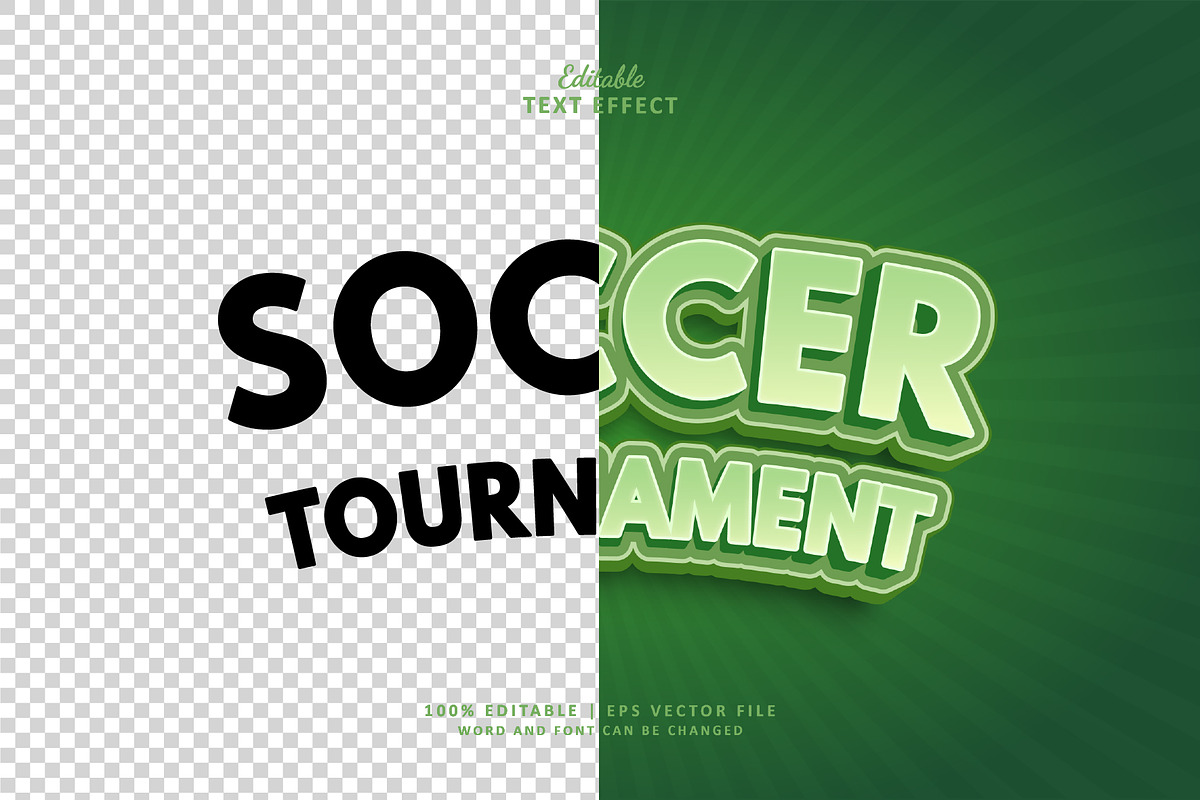 Text Effect Soccer, a Layer Style Add-On by Navy Graphic (Photo 2 of 2)