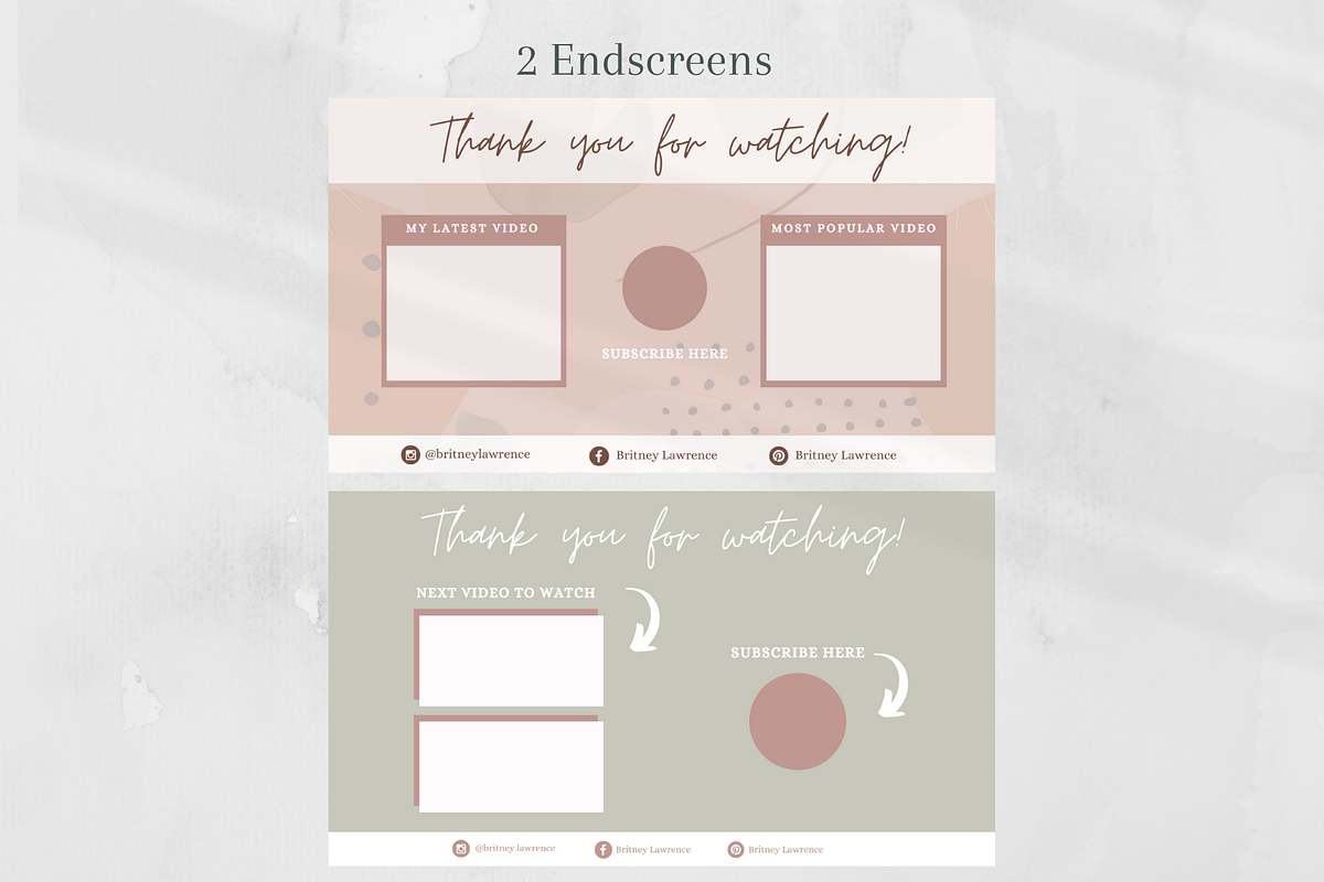 YouTube Channel Art Template, a Social Media Template by Tegefeldt Design (Photo 4 of 7)