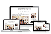 Blogger Template Modern Brooke, a Templates & Theme by BD Web Studio (Thumbnail 1 of 3)