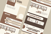 Portfolio Canva Website Template, a Landing Page Template by Anna Design Studio (Thumbnail 4 of 8)