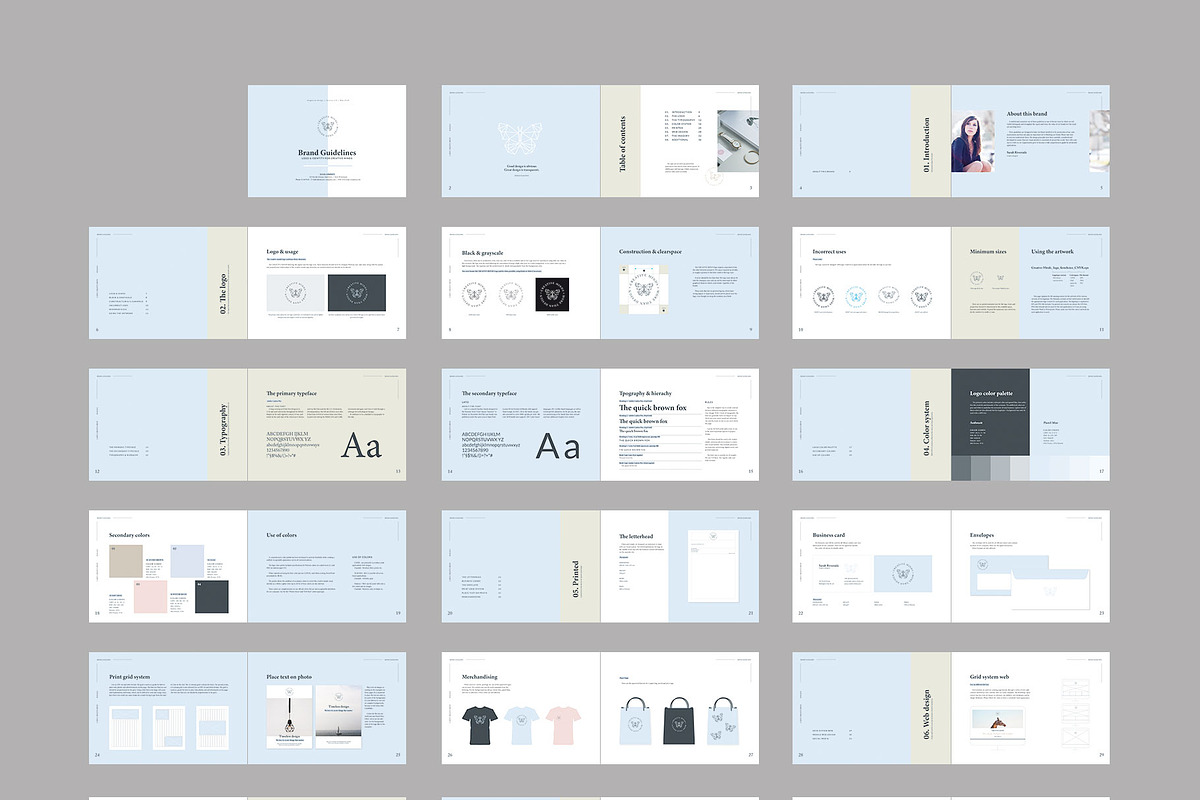 Brand Guidelines Bundle, a Brochure Template by Imagination Area (Photo 22 of 22)