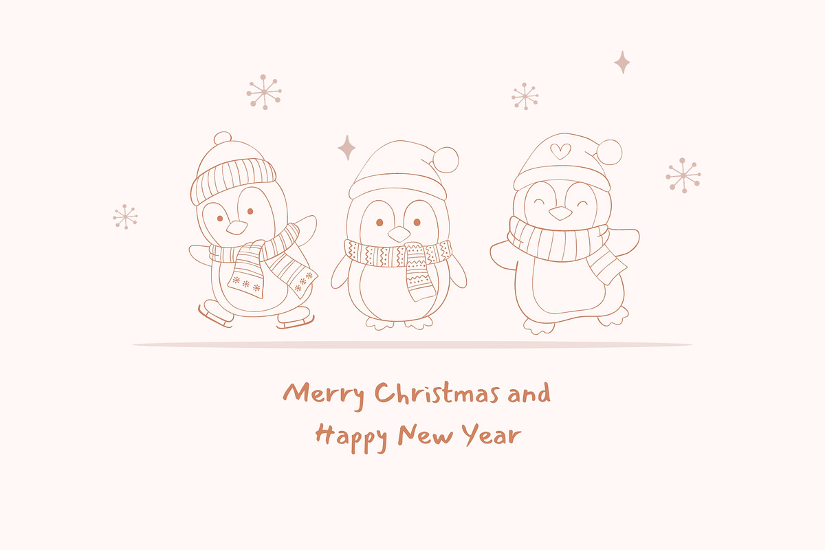 Fox Christmas Doodle Dingbat Font, a Symbol Font by Fox7 By Rattana (Photo 6 of 9)