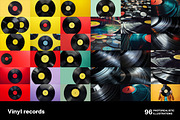 Vinyl records. Collection, an Object Illustration by Handmadefont (Thumbnail 12 of 14)