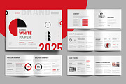 White Paper Template, a Brochure Template by MightyDesign (Thumbnail 1 of 8)