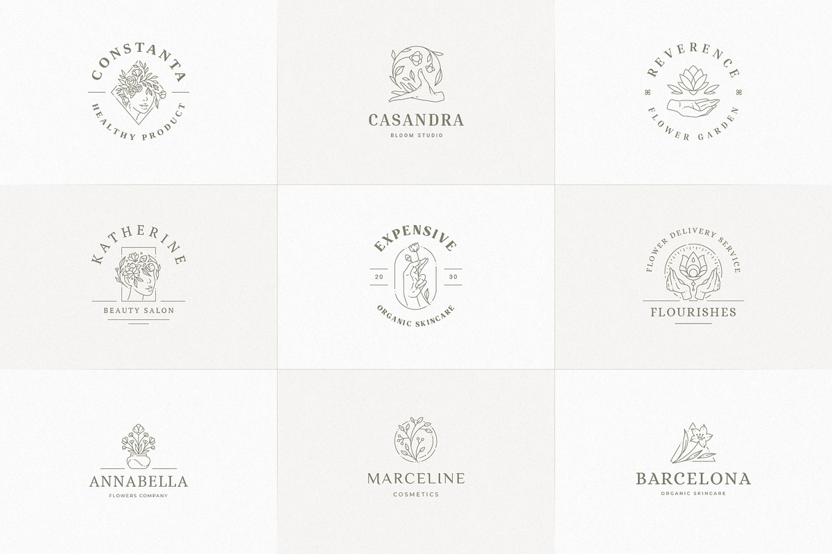 36 Botanical Logo Templates | Canva, a Branding & Logo Template by Vasya Kobelev (Photo 5 of 10)
