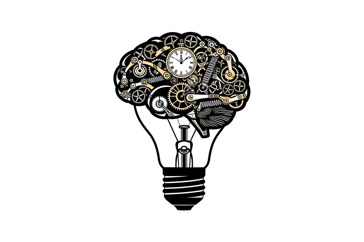 Creative Brain Light Bulb Bundle, an Object Illustration by Designs_River (Photo 18 of 29)