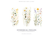 Watercolor Delicate Wildflowers, a Decorative Illustration by Patishop Art (Thumbnail 4 of 7)