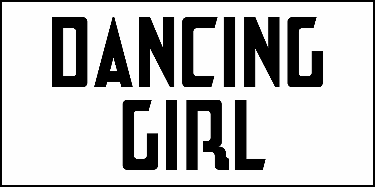 Dancing Girl JNL, a Sans Serif Font by Jeff Levine Fonts (Photo 2 of 5)