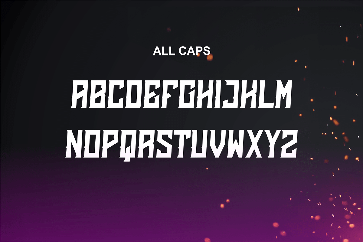 EMBERCLAWS, a Font by zamjumps (Photo 5 of 9)