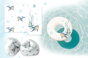 Undersea World Watercolor Clipart, an Animal Illustration by Fedulova Art (Thumbnail 7 of 9)