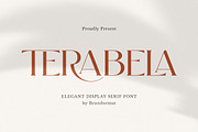 Terabela - Elegant Display Serif, a Serif Font by BrandSemut (Thumbnail 1 of 5)
