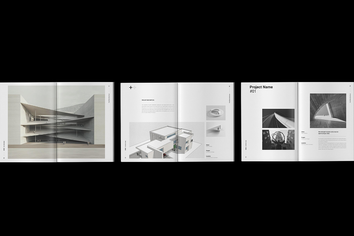 Architecture Portfolio Template, a Brochure Template by TemplateFolio-Shop (Photo 7 of 15)