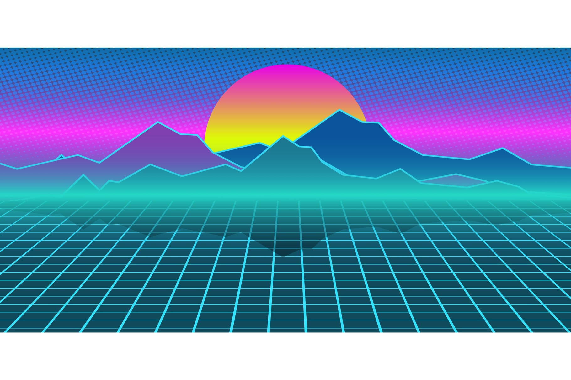 Cyberpunk retro computer background, a Texture Graphic by studiostoks