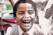 Pencil Drawing - Photoshop Action, an Action Add-On by Viktor (Thumbnail 2 of 8)
