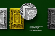 Book Mockup Old Antique Metal Frame, a Mockup by Avelina Studio (Thumbnail 3 of 4)