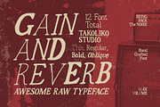 Gain And Reverb, a Handwritten Font by takoliko (Thumbnail 1 of 11)