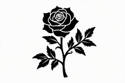 Rose Black Silhouette Decorative, an Illustration by Amazin_art (Thumbnail 10 of 31)