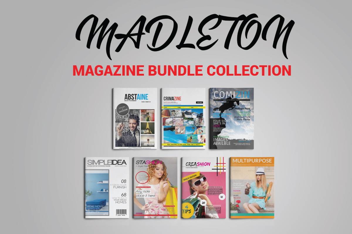 Mega Big Magazine Template Bundle, a Magazine Template by GreenDesign (Photo 2 of 5)