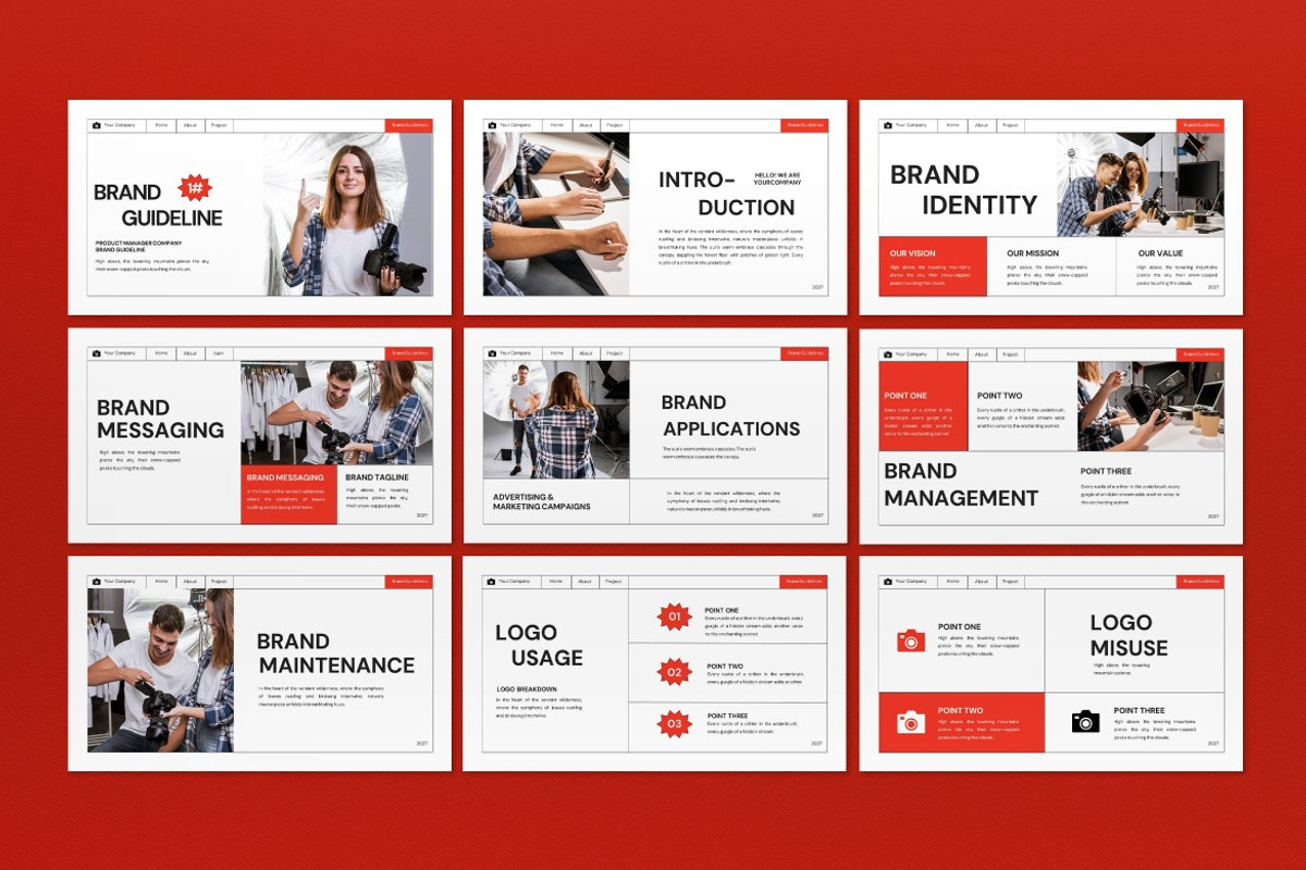 Company Brand Guideline Keynote, a Presentation Template by graphicook (Photo 2 of 4)