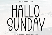 Hallo Sunday, a Sans Serif Font by FreshTypeINK (Thumbnail 3 of 8)