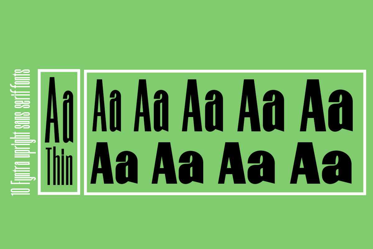 Fyntra Cybe Modern Narrow Sans Serif, a Sans Serif Font by groens (Photo 4 of 7)