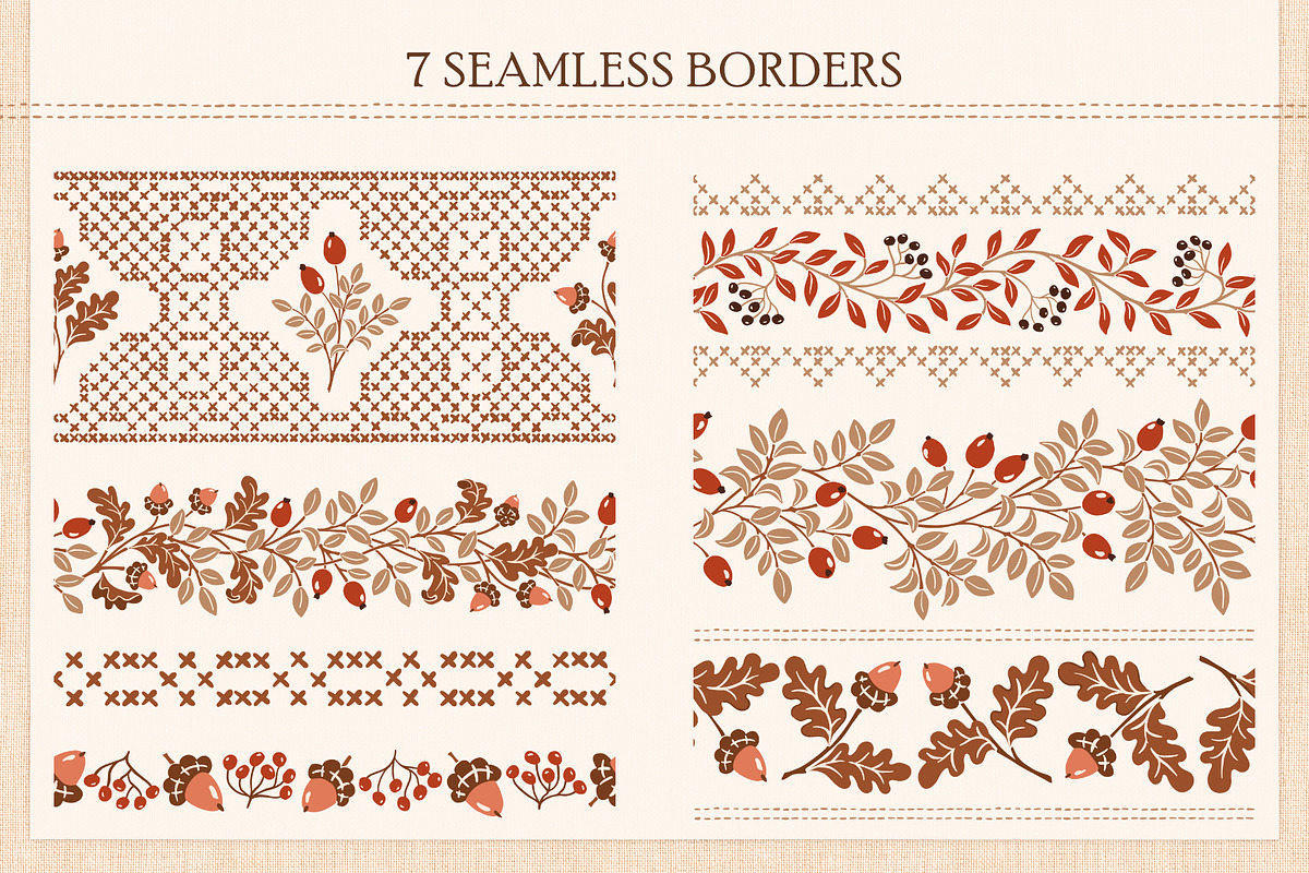 Heritage Autumn Pattern Collection, a Pattern Graphic by PATTERNS etc. (Photo 9 of 11)