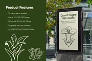 Biology Doodles Icon Pack, an Outline Icon by Vectors Market (Thumbnail 2 of 7)