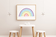 Rainbow Illustration Nursery Print, an Illustration by Schuimpjes Studio (Thumbnail 3 of 3)