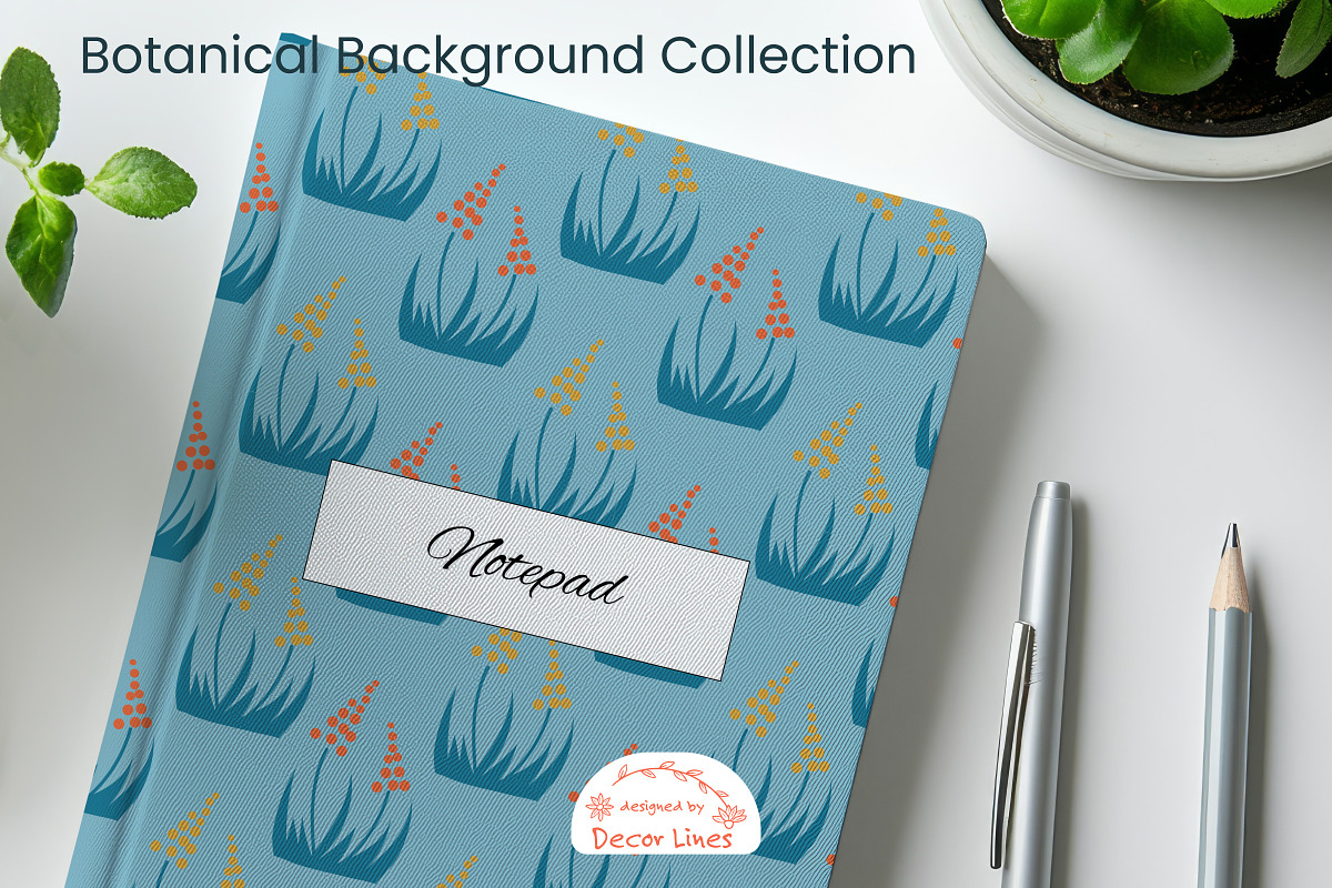 Spring Floral Digital Papers, a Pattern Graphic by Decor Lines (Photo 6 of 6)