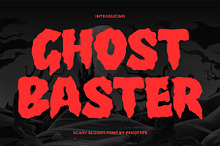 Ghost Baster - Scary Bloody Font