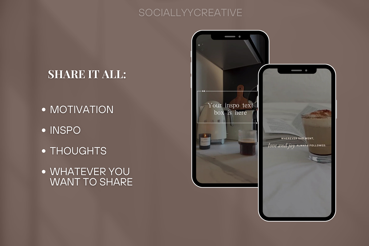 50 Coffee Instagram Reel Templates, a Social Media Template by SociallyyCreative (Photo 6 of 10)