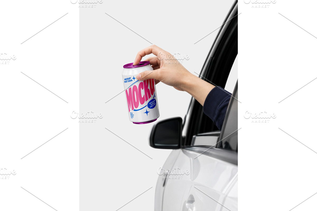 Realistic Beverage Can Mockup, an Advertising Mockup by Mockthethics. (Photo 2 of 5)