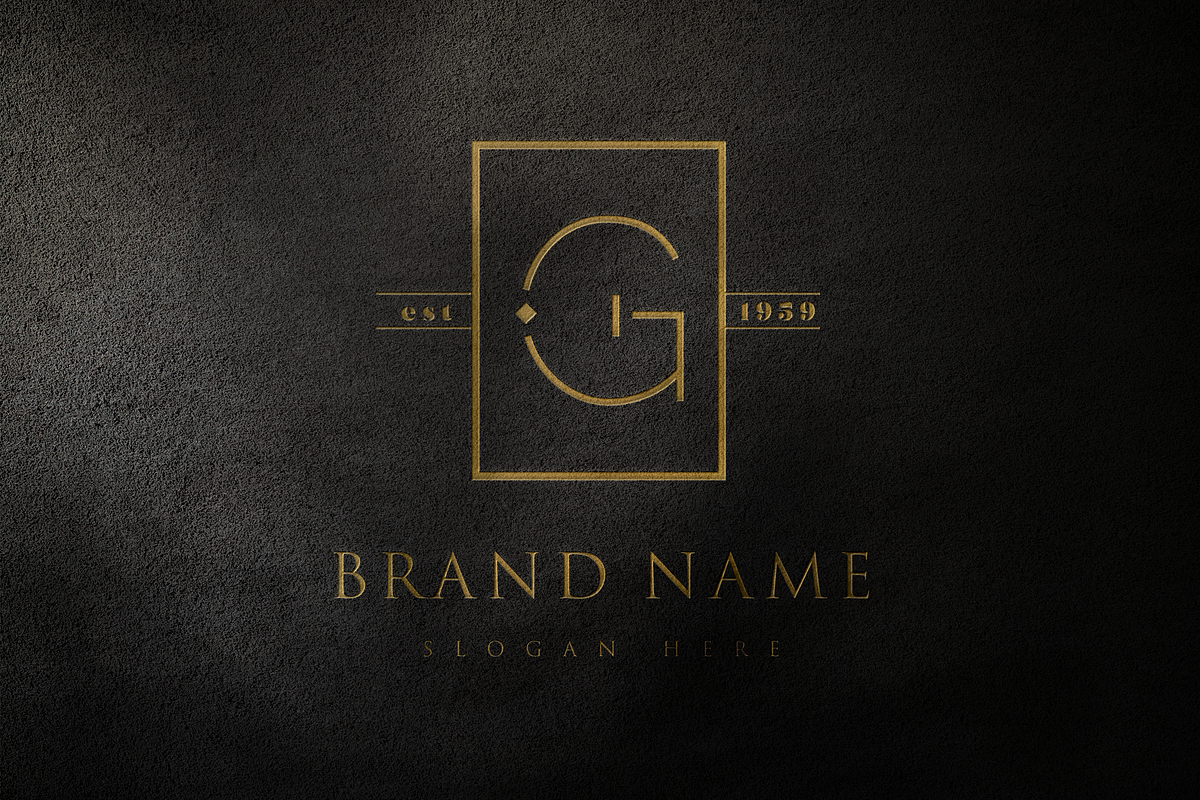 G letter MINIMAL VINTAGE LOGOS, a Branding & Logo Template by Hamed Studio (Photo 2 of 6)