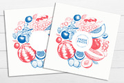 Fruits&Berries Vector Collection, a Food Illustration by Lubov Illustrations Shop (Thumbnail 4 of 6)