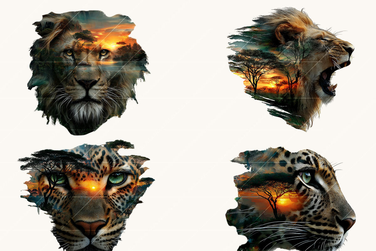 Nature Exposure Animals Clipart, an Animal Illustration by BusyDaydesign (Photo 7 of 9)