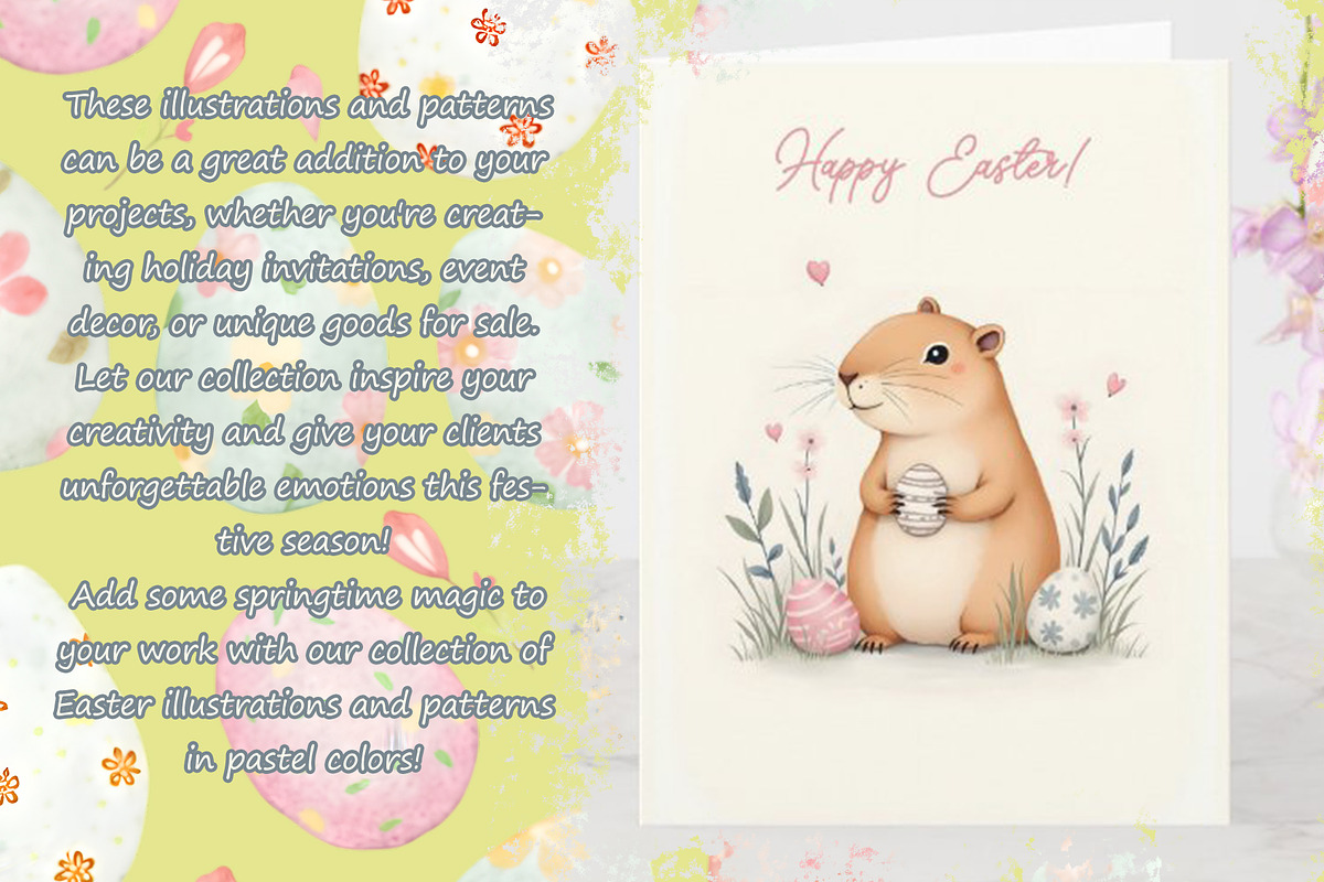 Happy Easter Clipart Collection, an Animal Illustration by AG Mockups (Photo 7 of 7)