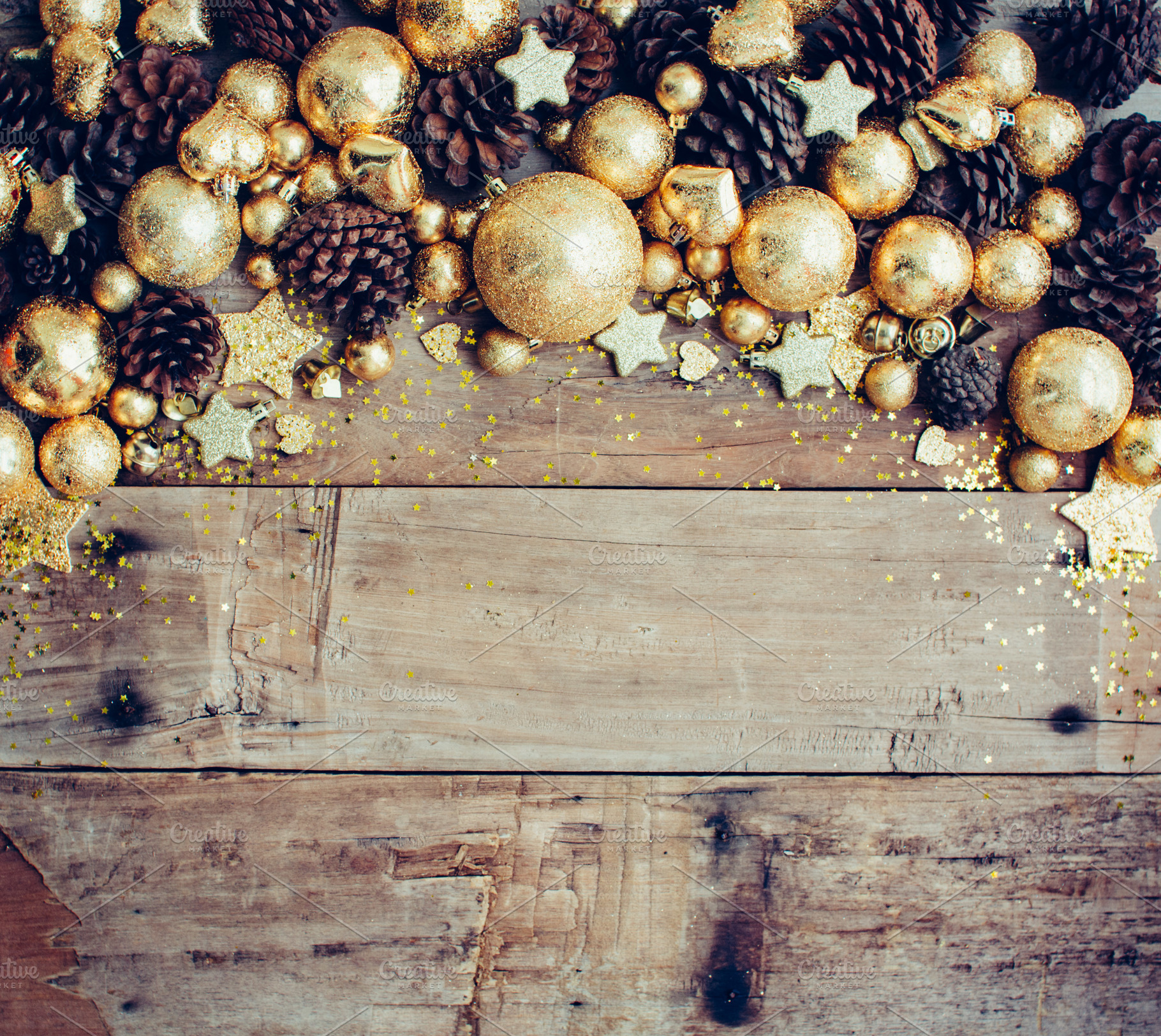 Christmas background featuring background, decoration, and vintage, a Holiday Photo by Abstract Vanilla