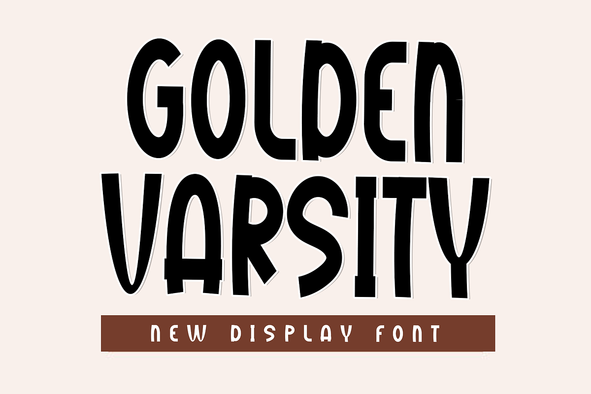 Golden Varsity, a Script Font by InermediaSTUDIO (Photo 1 of 8)