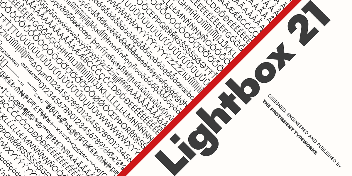 Lightbox 21, a Sans Serif Font by Protimient (Photo 7 of 10)