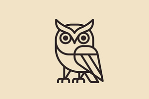 Owl Logo Template.