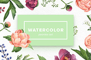 Watercolor Floral Bundle, an Object Illustration by Kotulska (Thumbnail 6 of 21)